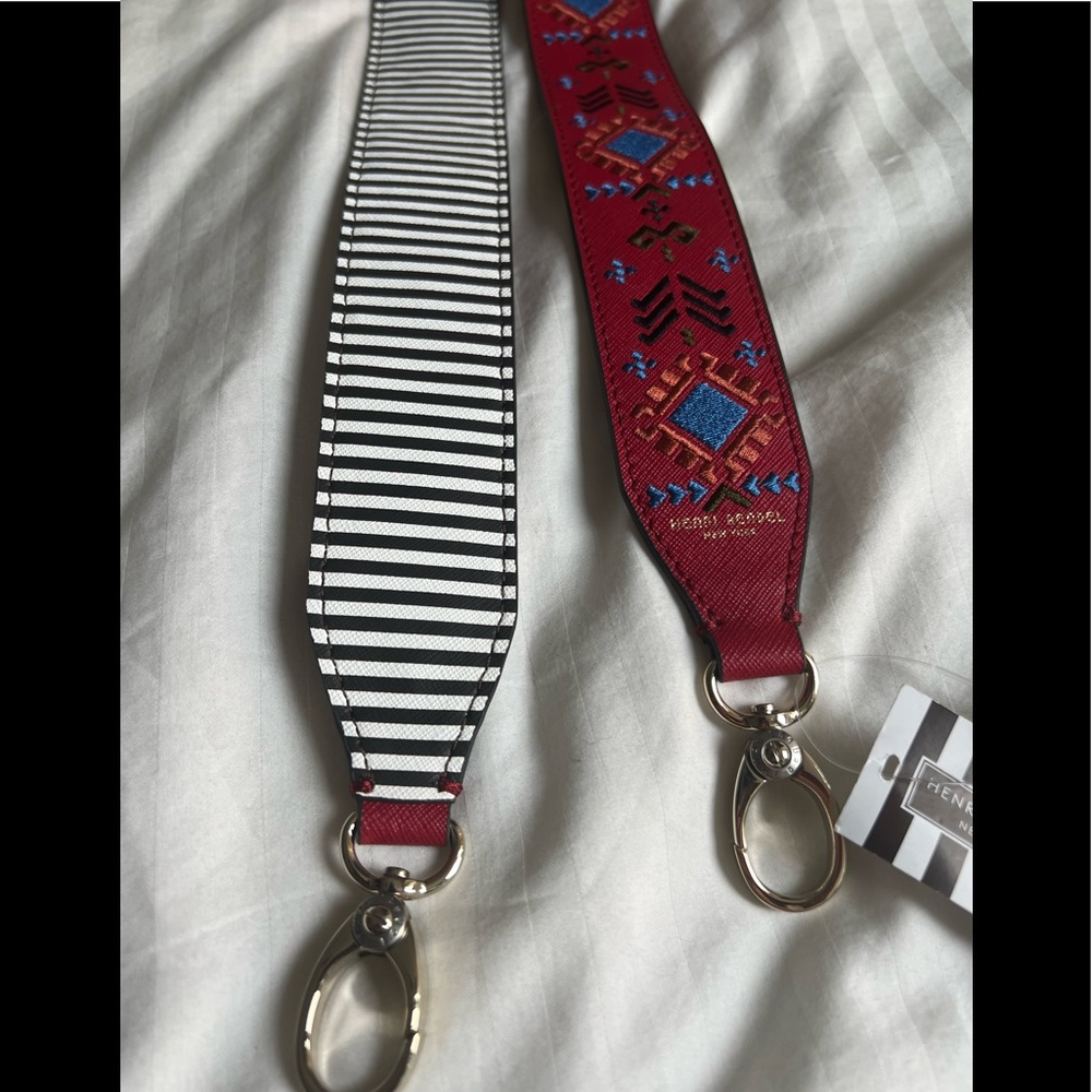 Henri Bendel Embroidered Guitar Strap NEW NWT
